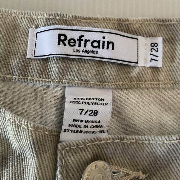 Women’s Cargo Wide Leg Pants  Beige  streetwear  utility festival  Y2K  Sz 7 NWT - Picture 4 of 5